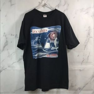 Incubus 2009 Concert Band Tee Size X-Large